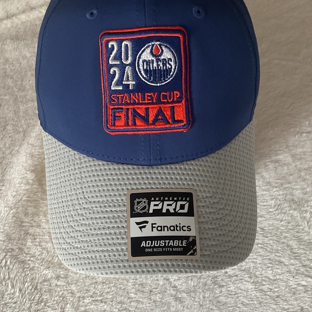 Fanatics Blue and Gray 2024 Stanley Cup Final Cap